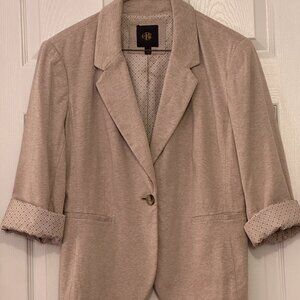 CBR Limited Knit Blazer – Size L, Cream with Reversible Sleeves